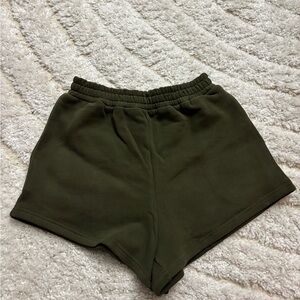 Olive Green Women's Shorts